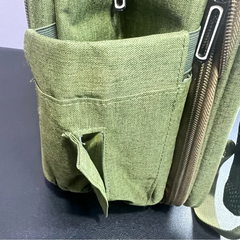 NWT Pillani All-in-One Diaper Bag - Green